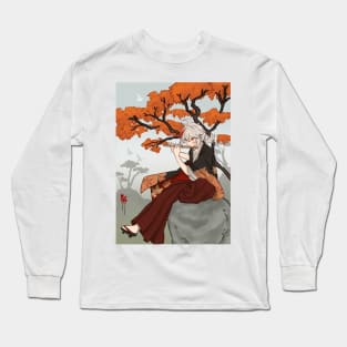 Kazuha, Genshin Impact Traditional Illustration Long Sleeve T-Shirt